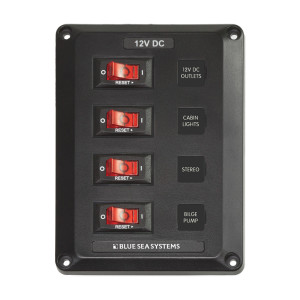 Blue Sea Systems BelowDeck Circuit Breaker Panel - BS-4350