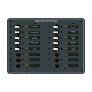 Blue Sea Systems DC Branch Circuit Breaker Panels - BS-8377B