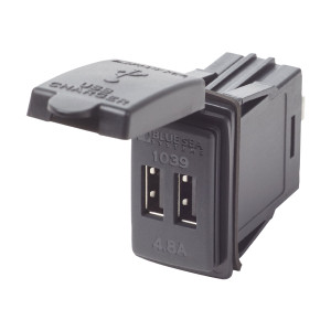 Blue Sea Systems Dual USB ChargersÊ - Fast Charge 4.8A