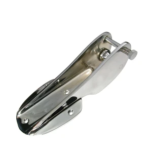 Bow Rollers With Pin - Chrome Brass - 192064