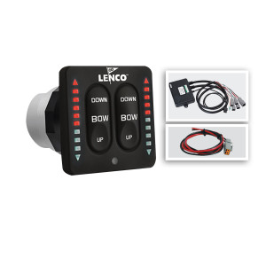 Lenco LED Indicator (Two-Piece) Switch Kit - 12 & 24-Volt \