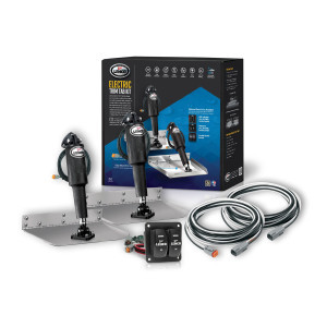 Lenco Standard Mount Trim Tab Complete Kit - 12-Gauge Blades / 12-Volt Actuators - 312754