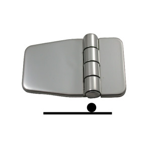 Marine Town Covered Hinges - Stainless Steel - 193602