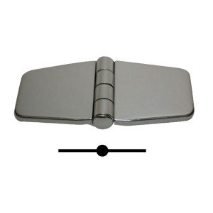 Marine Town Covered Hinges - Stainless Steel - 193606