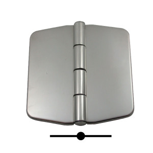 Marine Town Covered Hinges - Stainless Steel - 193612