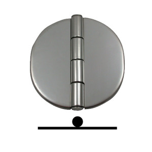 Marine Town Covered Hinges - Stainless Steel - 193614