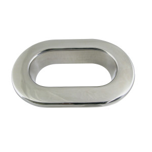 Marine Town Oval Hawse Hole - Cast Stainless Steel - 192148