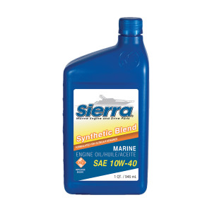 Sierra Marine Outboard 4-Stroke Engine Oil - Semi-Synthetic 10W-40 FC-W - S18-9551-2