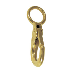 Swivel & Fixed Eye Snap Hooks - Brass - 164214