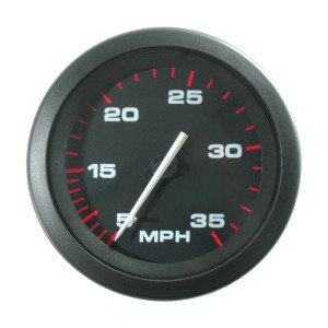Veethree Electronics Black Amega Domed Gauges - 112284
