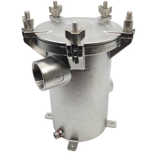 SISO Strainer with Solid Lid - 2-1/2" - WS-SISO-250-S-A