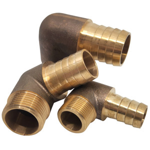 Bronze Hose Tail Elbow - 1"
