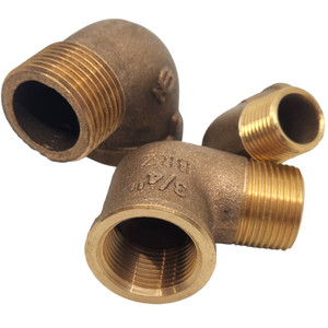 Bronze Male/Female 90 Degree Threaded Elbow - 2"
