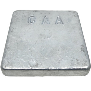 Zinc Square Block Marine Anode