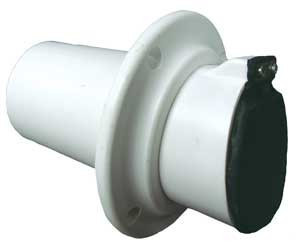 Thru Hull Fitting with Flapper - 3"