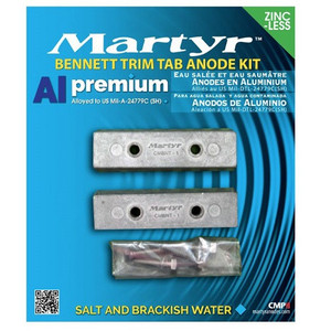 Bennett Aluminium Trim Tab Anode Kit
