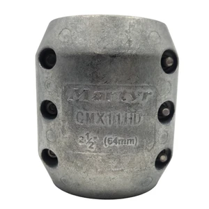Heavy Duty 6 Bolt Zinc Marine Propeller Shaft Anode - 2-3/4"