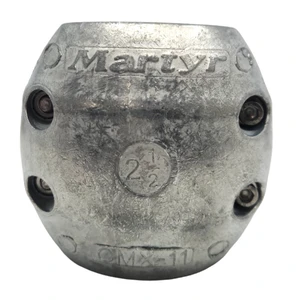 4 Bolt Zinc Marine Propeller Shaft Anode - 80mm