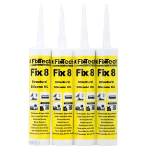 Fix8 Structural Grade Silicones - 290ml - Aluminium - FT-FIX8ALL03