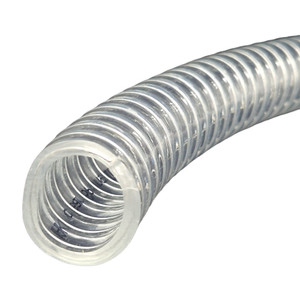 Clear Reinforced Spiral Marine Suction Hose - 2-1/2"