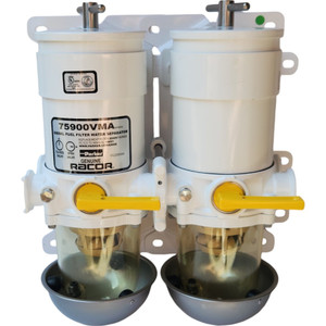 Racor Genuine Dual 900VMA Fuel Water Separator Assembly - 75900VMA10