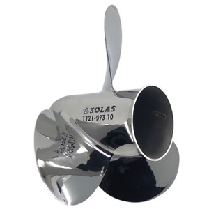 Yamaha 9.9-20HP Replacement Solas Saturn Stainless Steel Propeller - 9.25" Diameter 9" Pitch