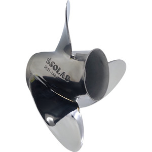 Honda 60-130HP Solas Rubex HR3 Stainless Steel Right Hand Propeller - 13.9" Diameter 17" Pitch