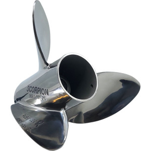 150-300HP Rubex S3 Scorpion Stainless Steel Propeller - 15.13" Diameter 24" Pitch