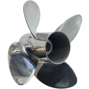 Yamaha 150-350HP Solas Rubex L4 Stainless Steel 4 Blade Left Hand Propeller - 15.25" Diameter 22" Pitch