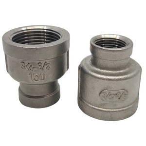 Stainless Steel Female Threaded Reducing Socket - 1-1/2" Female - 1-1/4" Female