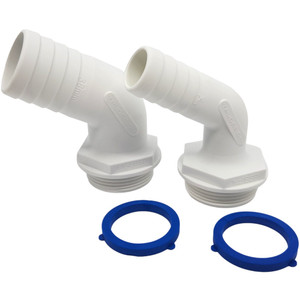Aquavalve 120 Degree Hose Tails - 1-1/2" - TD45338