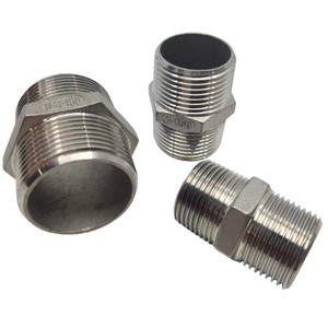 1/4" Stainless Steel Hex Nipple