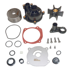 Water Pump Kit with Housing for Johnson & Evinrude Early V4 V6 With Weep Hole in Pump Housing