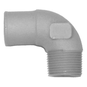 Fitting 90.5 - Crusader V6 V8 with Log Style1" NPT 1 1/4" Hose