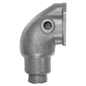 Exhaust Elbow for Chrysler LM318 M340 M360 with 3" Inside Diameter Hose 90.5 Dwn Angle