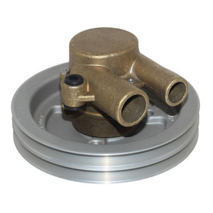 Seawater Pump Crank Mount for Volvo 4.3L & 5.0L Vbelt 1-1/4" & 1" Hose