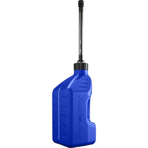 Tuff Jug Fuel Can With Black Standard Cap Auto Shut Of Spout & View Strip - Blue 10L