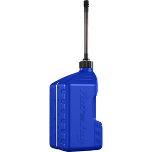 Tuff Jug Fuel Can With Black Standard Cap Auto Stop Spout & View Strip - Blue 20L