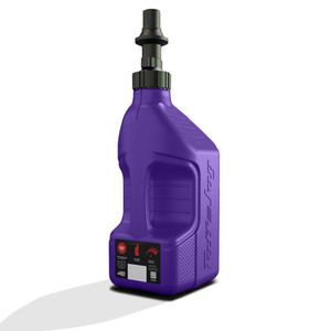 Tuff Jug Fuel Can with Black Ripper Cap with View Strip - Purple 10L