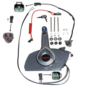 Single Engine Side Mount for BRP Controls Johnson & Evinrude