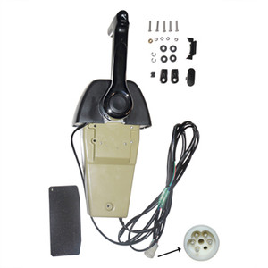 Control Box, Top Console Mount for Yamaha Single Engine Includes Switch/Wire Harn/Cabl