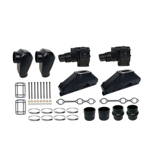 Exhaust Manifold Kit GLM - Cobra 4.3L V6 1-Piece NLA to 2-Piece 19861990