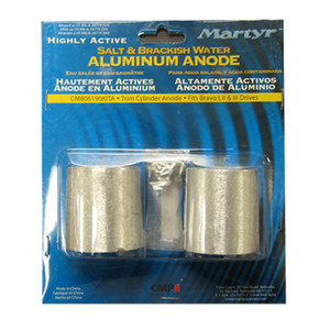 Trim Ram Kit Aluminum Anode - Bravo I II III Salt Water/Brackish