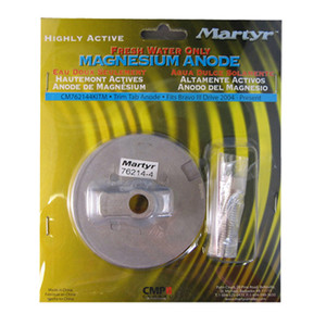 Flat Plate Kit Magnesium Anode - Bravo III Fresh Water