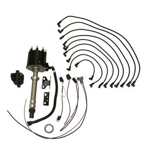 Ignition, Distributor Kit for GM V8 Delco EST with Wires & Coil