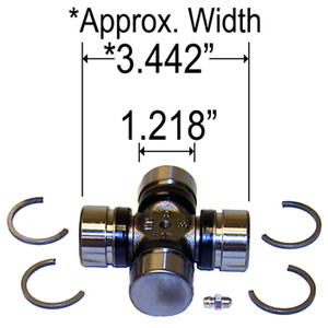 U-Joint Bearing - Bravo X & XR Meritor Style with Internal Clips 2000-Up