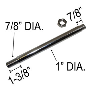 Tilt Tube Stainless 1" X 12" for Yamaha with SLN-3