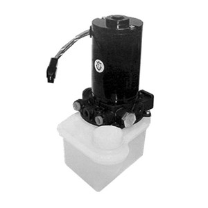 Trim Pump Motor & Res. MES for Volvo Oildyne Flare Lines Thru 1999 1 Screw Resivior