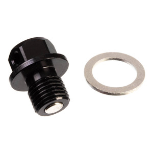 Magnetic Sump Plug M12 x 12 x 1.25 - Black