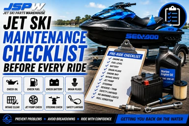 Jet Ski Maintenance Checklist Before Every Ride